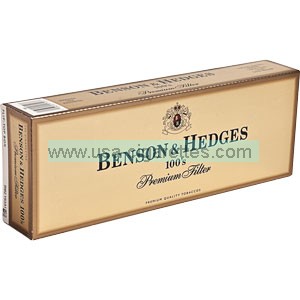 Benson & Hedges 100's cigarettes